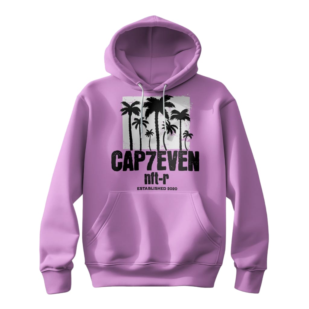 Hoodie Pink Alm Trees