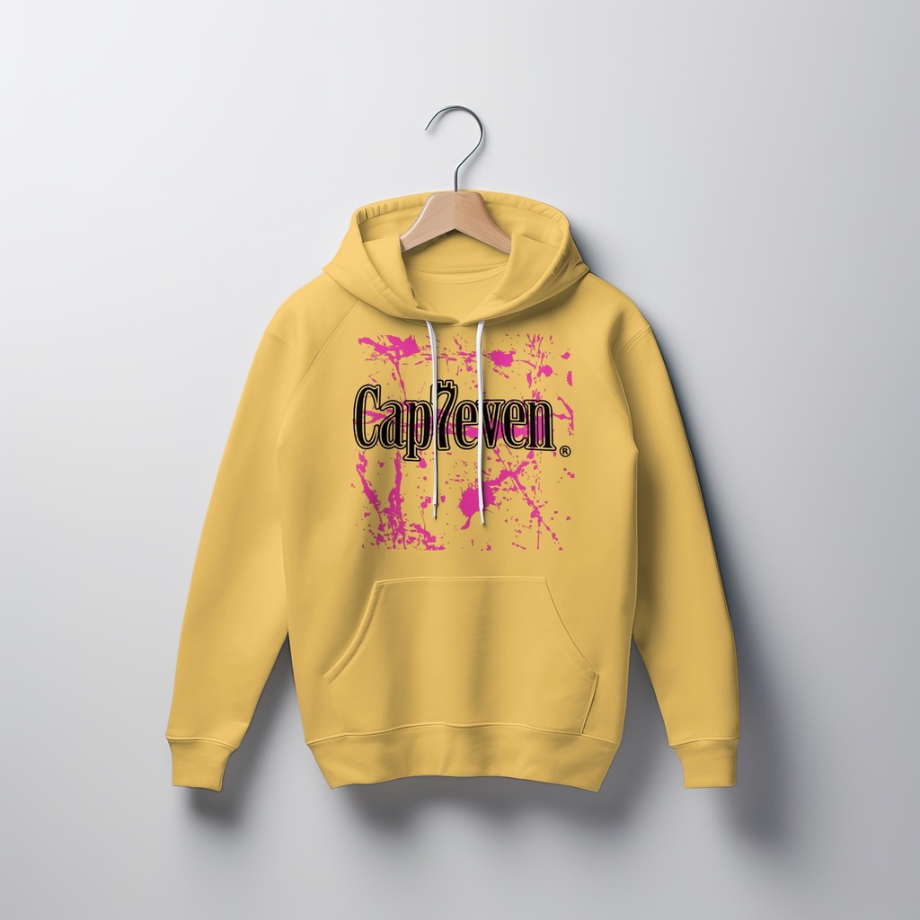 Hoodie Yellow Cap7even Fashion
